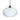 Pape 10 outdoor cord pendant: Opal Ribbed glass | Besa Lighting