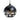 Rocky outdoor cord pendant: Black | Besa Lighting