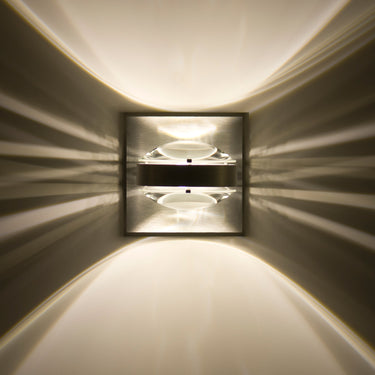 Optos wall sconce: Clear / Clear | Besa Lighting