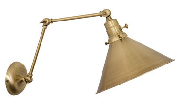 House of Troy Otis Double Arm Antique Brass Wall Sconce