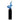 Finesse Decor Ocean Blue Cortes Bay Wave Floor Sculpture with Black Stand, 57" Tall