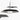 Iride small pendant light by Oluce with opaline glass drop, close view