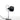 Compact designer bedside table lamp with warm 3000K illumination