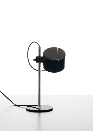 Compact designer bedside table lamp with warm 3000K illumination
