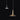 Oluce Kin small pendant light, studio shot of the flared cast aluminium body