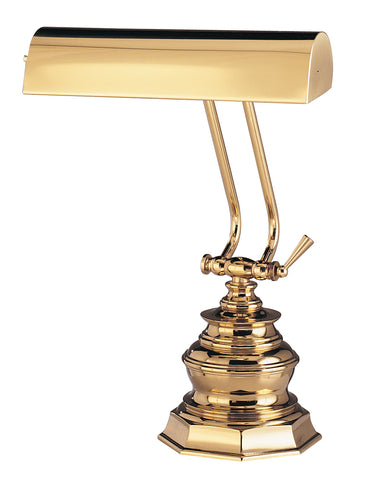 House of Troy Desk/Piano Lamp 10" in Polished Brass