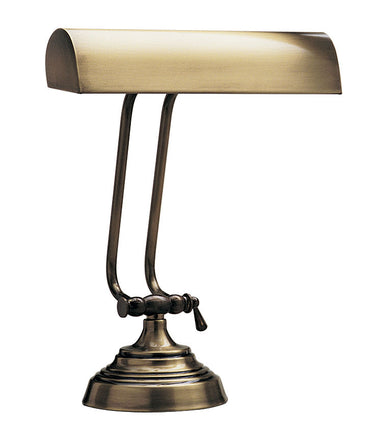 House of Troy Desk/Piano Lamp 10" in Antique Brass