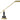 House of Troy Counter Balance Polished Brass and Black Marble Piano and Desk Lamps