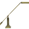 House of Troy Counter Balance Antique Brass Piano and Desk Lamps