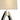 Nova of California Pearson Table Lamp 30 Pecan Wood Brushed Nickel