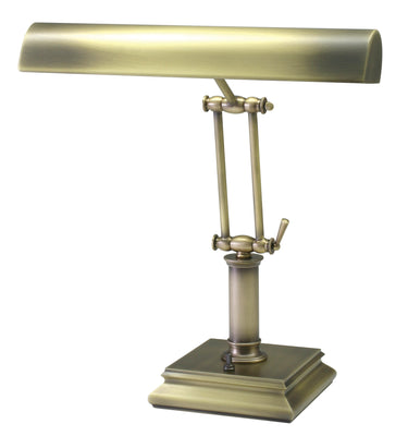 House of Troy Desk/Piano Lamp 14" Antique Brass