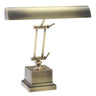 House of Troy Desk/Piano Lamp 14" Antique Brass