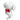Snoopy Heart by Leblon Delienne, White & Red colorway, 27 cm