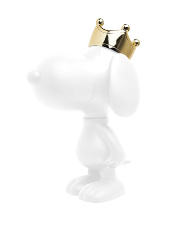 Snoopy Crown by Leblon Delienne, White & Gold colorway, 31 cm