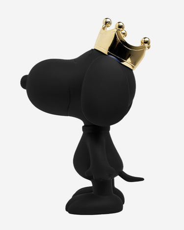 Snoopy Crown by Leblon Delienne, Black & Gold colorway, 31 cm