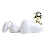 Snoopy & Woodstock by Leblon Delienne, White & Gold colorway, 33 cm