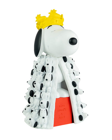 King Snoopy by Jean-Charles de Castelbajac by Leblon Delienne, Multicolor (white, black, red & yellow) colorway, 42 cm