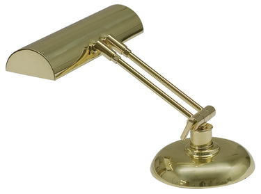 House of Troy Upright Piano Lamp 10" Halogen in Polished Brass