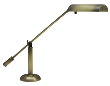 House of Troy Counter Balance Antique Brass Piano and Desk Lamps