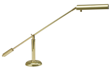House of Troy Counter Balance Polished Brass Piano and Desk Lamps