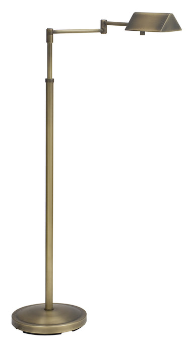 House of Troy Pinnacle Antique Brass Floor Lamps
