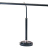 House of Troy LED Piano Lamp Black with Satin Nickel Accents