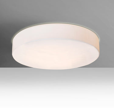 Pride 17 opal drum, straight-on | Besa Lighting
