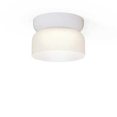 Totem Mini LED Flush Mount Ceiling Light – Dimmable Glass Ceiling Fixture by Pablo Designs