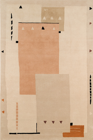 Silva wool rug, full view