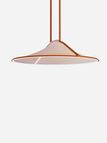 Pantaya Pendant by Pablo, 39 in, Roest finish