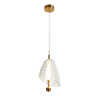 Pennstemon 1-Light 9" Modern Bell Glass LED Pendant Light HA0518901
