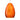 Pera 6 LED pendant light with amber glass shade option
