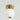 Long drop brass pendant with artisan glass for modern loft stairwell lighting