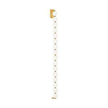 Natural Brass 53-Inch LED Wall Sconce for Upscale Residential Interiors – SLWS232
