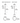 Contemporary Multi-Strand Chandelier with Brass, Bronze or Nickel Accents – Visual Comfort Perle 84, Line Drawing