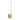 Antique brass rechargeable lamp with 3-step dimming and glass tube design
