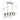 Farmhouse 5-bulb rectangular black chandelier for modern dining and office interiors - dimensions.