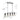 Farmhouse 5-bulb rectangular black chandelier for modern dining and office interiors - dimensions.