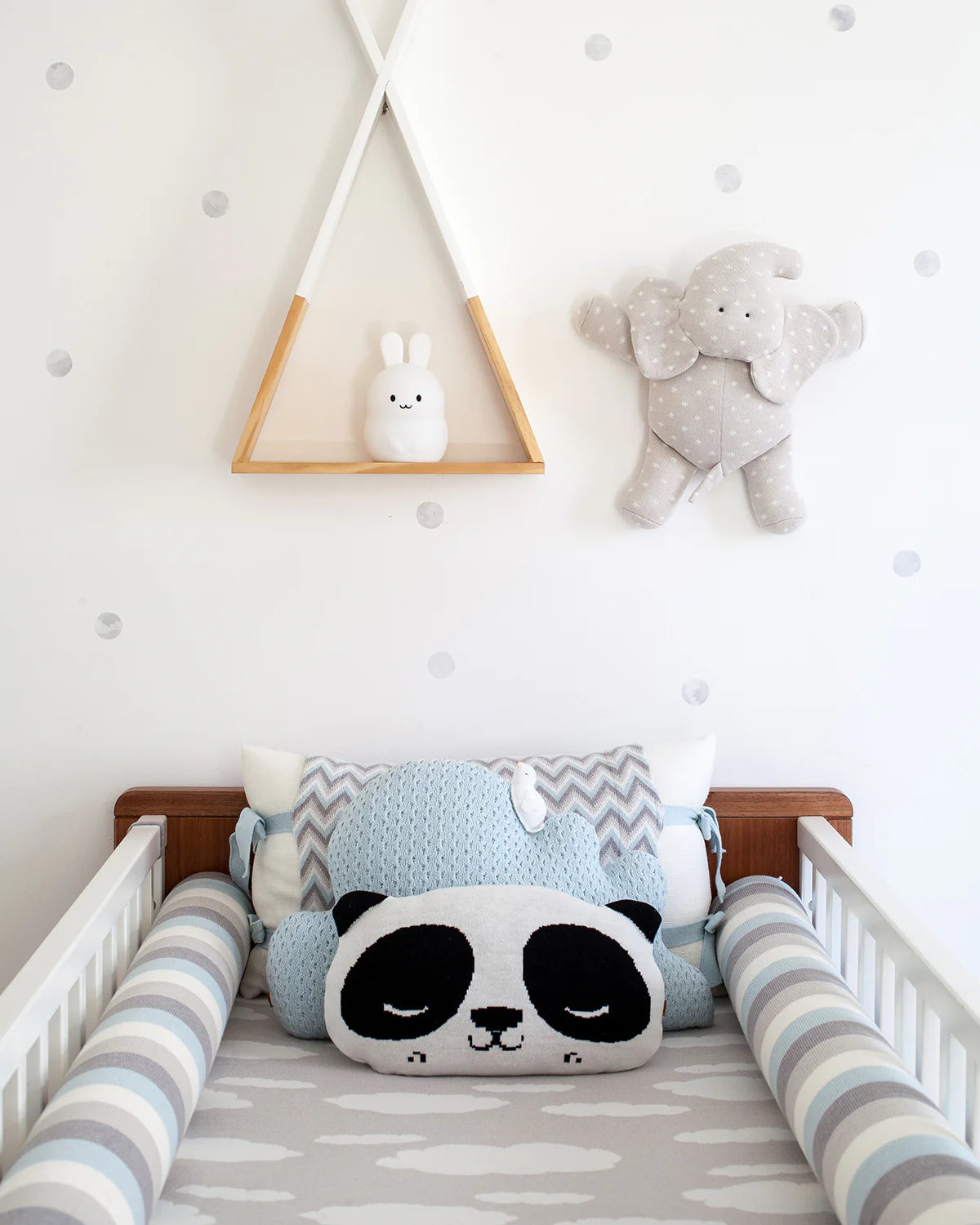 Rian Tricot Pillow Crib Side Protector Pair