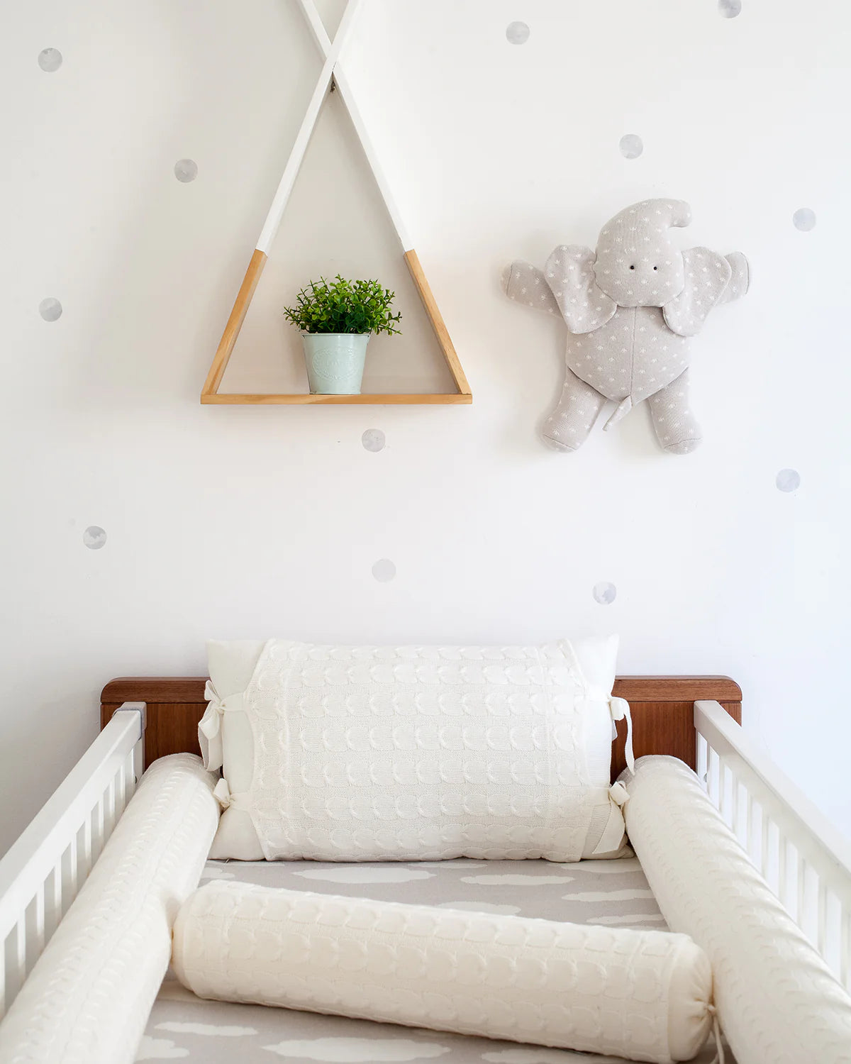 Rian Tricot Pillow Crib Side Protector Pair