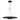 Ponte 22-Inch Disc LED Pendant Light in Nightshade Black for modern residential or commercial interiors