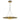 Ponte 22-Inch LED disc pendant light in Natural Brass for modern kitchen, dining, or office lighting