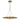 Ponte 22-Inch LED disc pendant light in Natural Brass for modern kitchen, dining, or office lighting