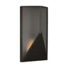 Kelly Wearstler designed luxury integrated LED wall light for indoor and outdoor use in Bronze