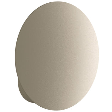 Puzzle Single Round LED wall and ceiling light by Lodes in matte white with adjustable tilt and rotation for modern interiors