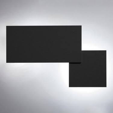 Puzzle Square and Rectangle LED wall light in matte white for modern interior lighting