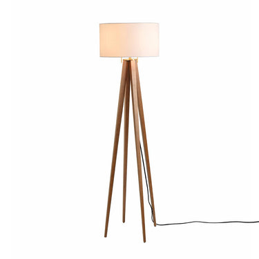 Nova Quattro Floor Lamp, Dark Walnut in Natural Ash, photo 1