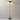 Nova of California Rancho Mirage Floor Lamp Matte Black Gold Leaf Shade Weathered Brass Black