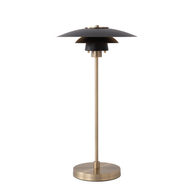 Nova Rancho Mirage Slimline Table Lamp in Matte Black/Gold, photo 1