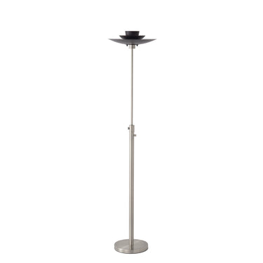 Nova Rancho Mirage Torchiere Lamp in Satin Nickel, photo 1